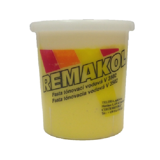 Obrázek z Remakol V3502 malířská tónovací barva, 0622 žlutá 0,25kg 
