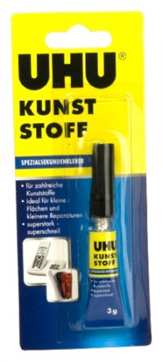 Obrázek z UHU Sekundové lepidlo na plasty 3 g 
