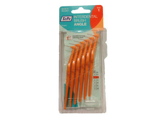 Obrázek z TePe ANGLE 0,45 mm mezizubní kartáčky 6 ks 