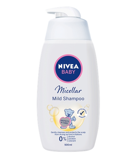 Obrázek z Nivea Baby Micellar Mild Shampoo 500 ml 