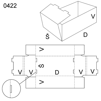 Obrázek Skládaný obal 0422