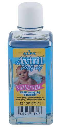 Obrázek z Aviril dětský olej s azulenem 50 ml 