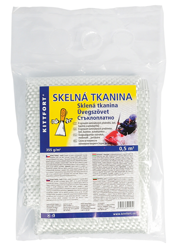 Obrázek z Kittfort Skelná tkanina 355 g/m² 2 m² 