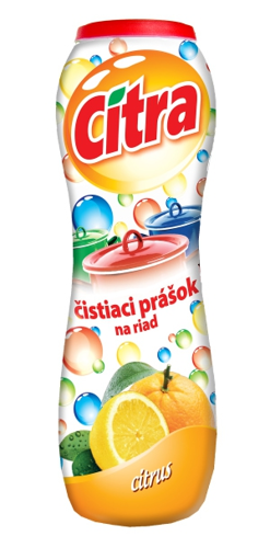 Obrázek z Citra čistící prášek na nádobí citrus 400 g 