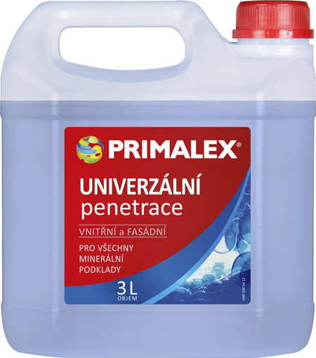 Obrázek z Primalex Univerzální penetrace 15-75 m² 3 l 