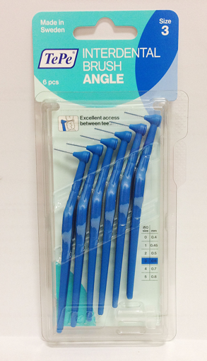 Obrázek z TePe ANGLE 0,6 mm mezizubní kartáčky 6 ks 