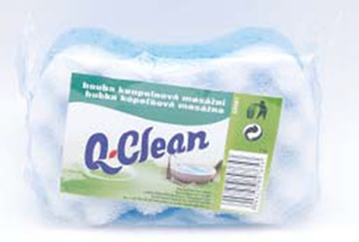 Obrázek z Q-Clean Houba koupelnová masážní 1 ks 