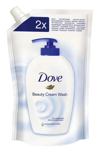 Obrázek z Dove Beauty Cream Wash tekuté mýdlo náhradní náplň 500 ml 