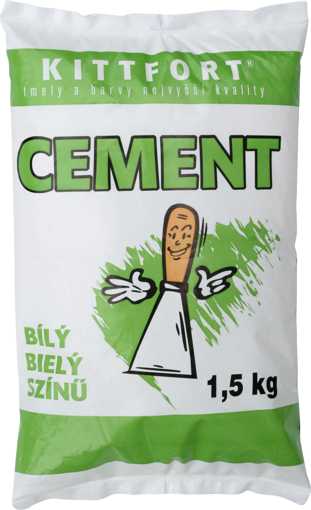 Obrázek z Kittfort Cement bílý 1,5 kg 