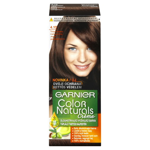 Obrázek z Garnier Color Naturals 4.15 Tmavá ledová mahagonová 