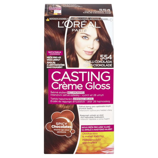 Obrázek z L'Oréal Casting Creme Gloss 554 Chilli čokoláda 