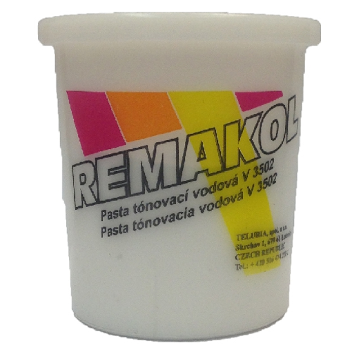 Obrázek z Remakol bílý 0102 Pasta tónovací vodová V 3502 0,25 kg 