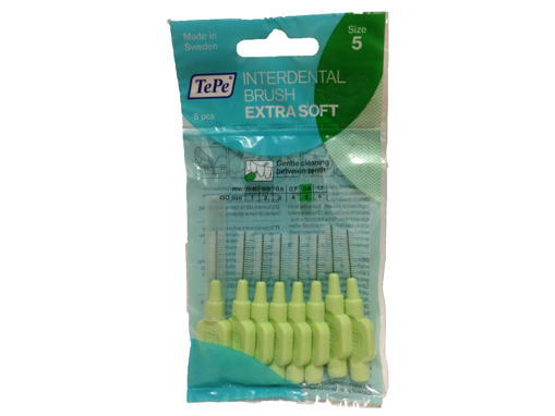 Obrázek z TePe Extra soft mezizubní kartáčky 0,8 mm 8 ks 
