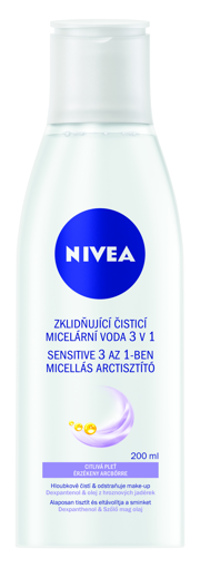 Obrázek z Nivea Zklidňující čistící micerální voda 3v1 200 ml 