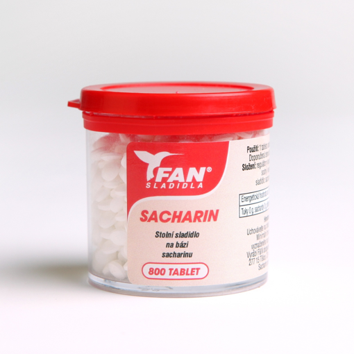Obrázek z Fan sladidla Sacharin 800 tablet 50 g 