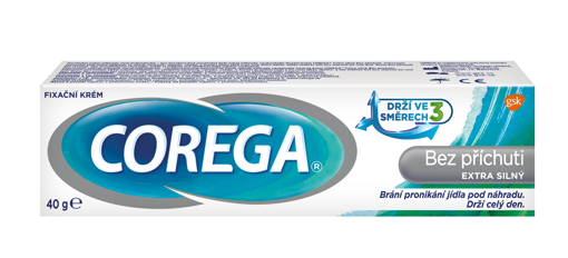 Obrázek z Corega fixační krém Bez příchuti Exrta silný 40 g 
