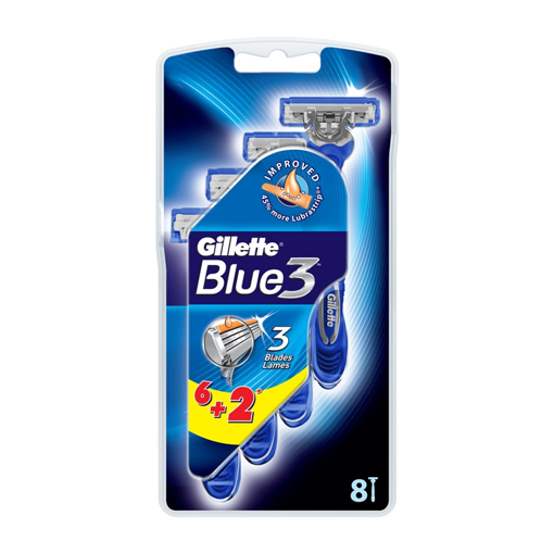 Obrázek z Gillette Blue 3 jednorázová holítka 8 ks 