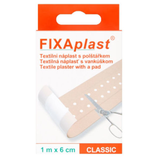 Obrázek z Náplast Fixaplast CLASSIC 1mx6cm textil 1 ks 