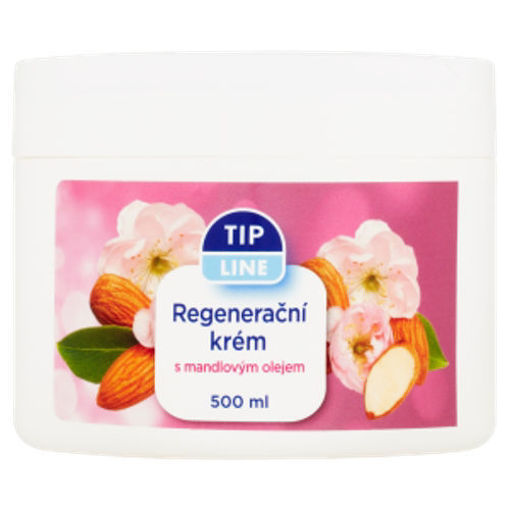 Obrázek z Tip Line Regenerační krém s mandlovým olejem 500 ml 