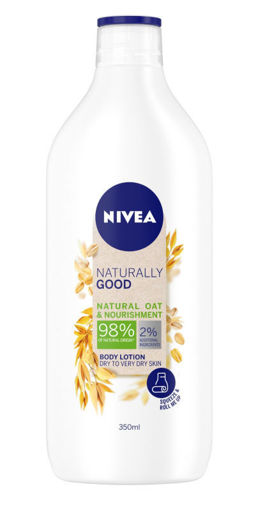 Obrázek z Nivea Naturally Good oves tělové mléko 350 ml 