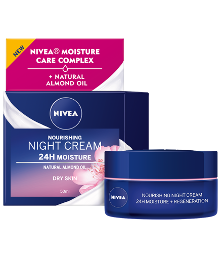 Obrázek z Nivea Výživný noční krém pro suchou až citlivou pleť 50ml 