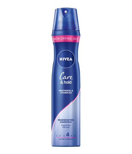 Obrázek z Nivea Care & Hold Extra Strong lak na vlasy 250 ml 