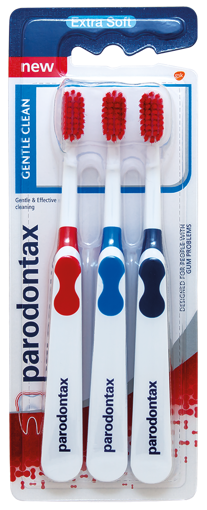 Obrázek z Parodontax gentle clean Extra Soft zubní kartáček 3 ks 