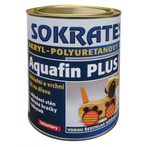 Obrázek z SOKRATES Aquafin Plus Mat lak na dřevo do interiéru 0,6 kg 