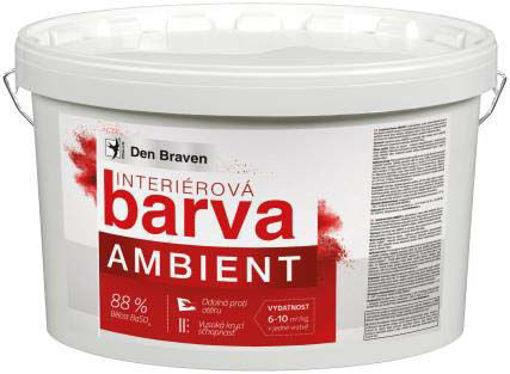 Obrázek z Den Braven Interiérová barva AMBIENT 7,5 kg bílá bělost 88 