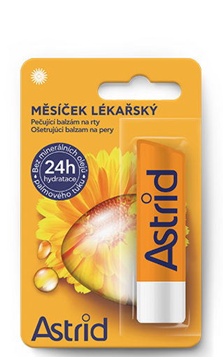 Obrázek z Astrid MĚŠÍČEK LÉKAŘSKÝ Pečující balzám na rty 4,8 g 