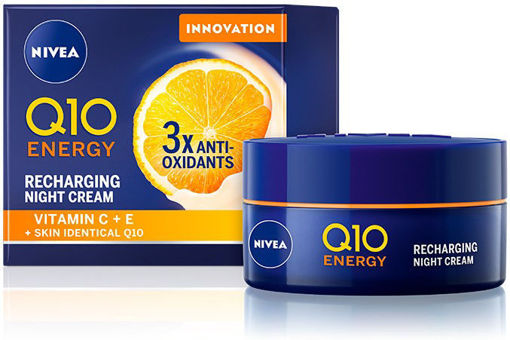 Obrázek z Nivea Q10 Plus energizující noční krém proti vráskám 50 ml 