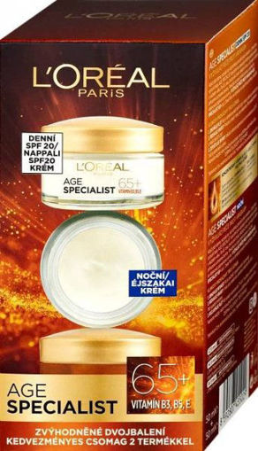Obrázek z L'Oréal Paris Age Specialist 65+ sada denní a noční krém 2 x 50 ml 