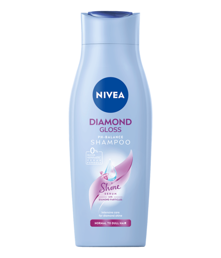 Obrázek z Nivea Diamond Gloss Care pečující šampon 400 ml 