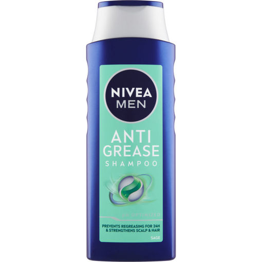 Obrázek z Nivea Men Anti Grease šampon pro mastné vlasy 400 ml 