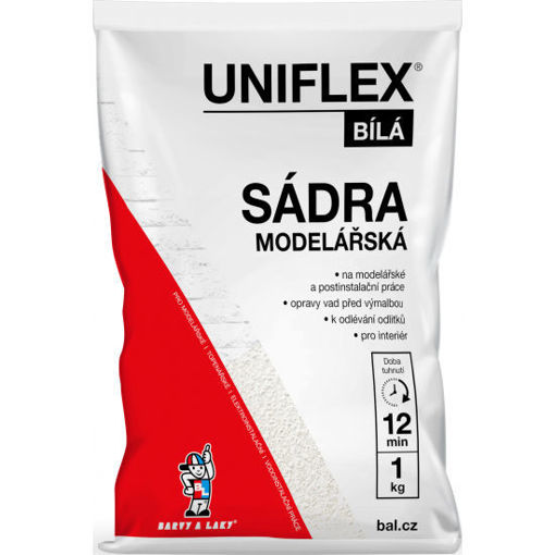 Obrázek z Sádra bílá modelářská 1 kg 