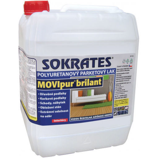 Obrázek z SOKRATES Movipur Brilant Mat parketový lak na podlahy  5 kg 