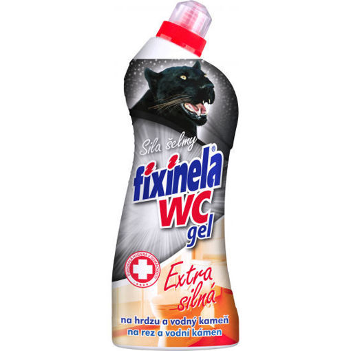 Obrázek z Fixinela Extra Wc gel síla šelmy, wc čistič 750 ml 