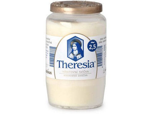 Obrázek z Bolsius Theresia kompozitní 155g ~58h bílá 