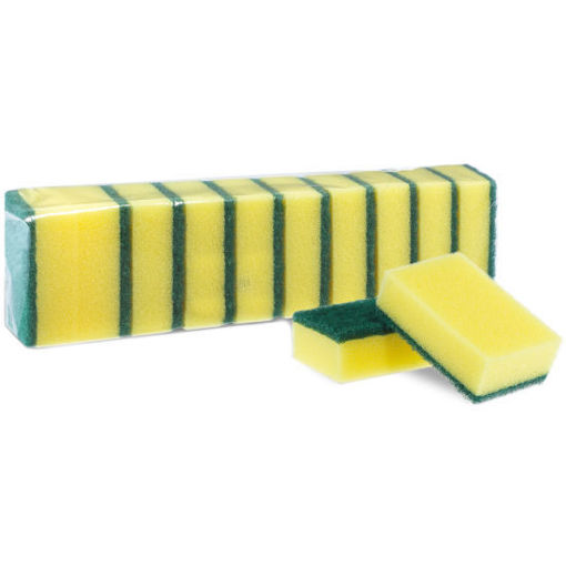 Obrázek z Kuchyňské houbičky 8 x 4,5 x 2,5 cm sada 10 ks 