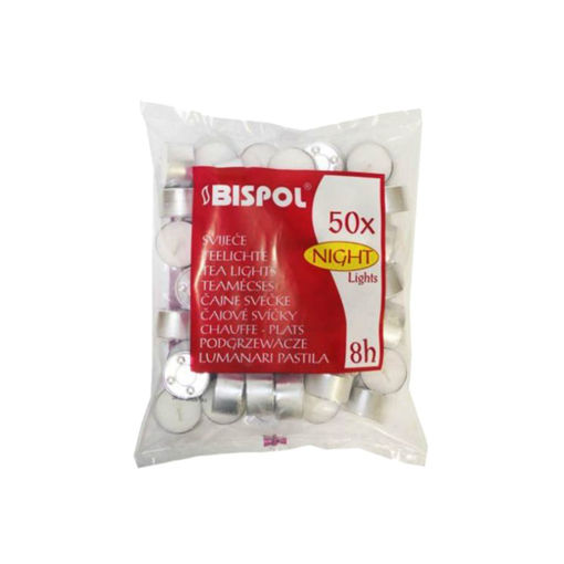 Obrázek z Bispol čajové svíčky 50 ks 