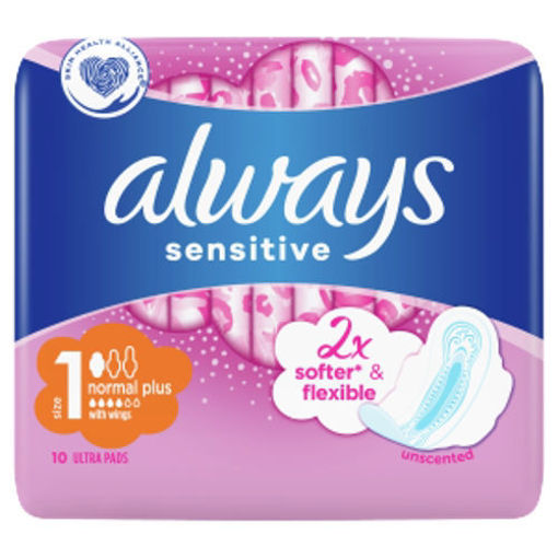Obrázek z Always Ultra Normal Plus Sensitive 10 ks 