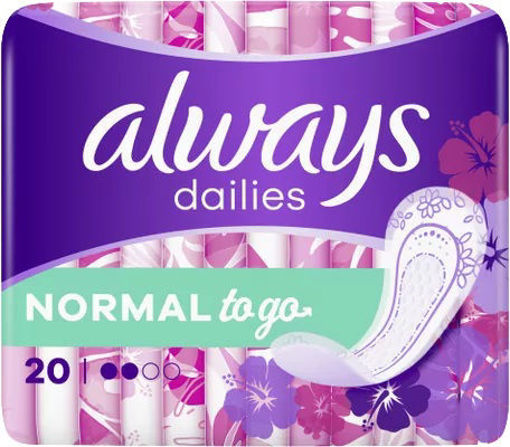 Obrázek z Always Dailies Singles To Go intimky 20 ks 