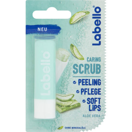 Obrázek z Labello Aloe Vera pečující peeling na rty 4,8 g 