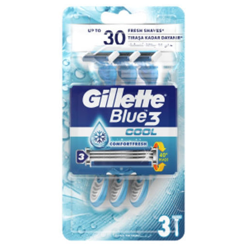 Obrázek z Gillette Blue 3 jednorázová holítka 3 ks 