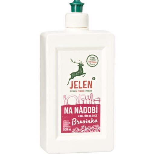 Obrázek z Jelen na nádobí Brusinka prostředek 500 ml 