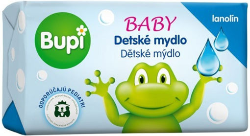 Obrázek z Bupi mýdlo dětské s lanolínem 100 g 