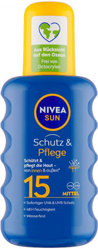 Obrázek z Nivea Sun Protect & Moisture spray na opalování SPF15 200 ml 