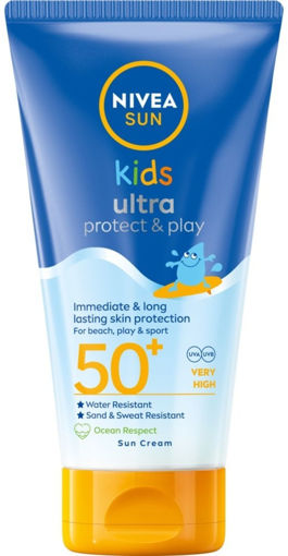 Obrázek z Nivea Sun Kids Protect & Play OF50 voděodolné mléko na opalování pro děti 150 ml 