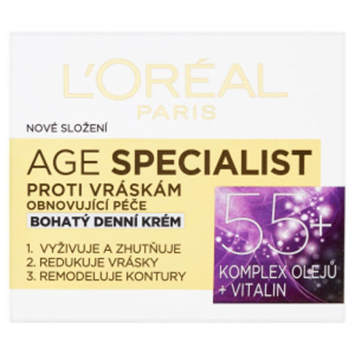 Obrázek z L'Oréal denní krém proti vráskám Age Specialist 55+ 50 ml 