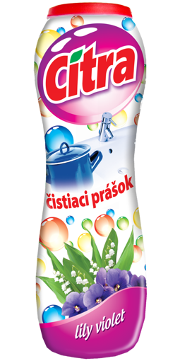 Obrázek z Citra čistící prášek na nádobí Lilly violet 400 g 